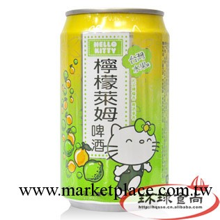 臺灣hello kitty水果啤酒（檸檬萊姆味）330ml*24瓶/箱 進口啤酒批發・進口・工廠・代買・代購