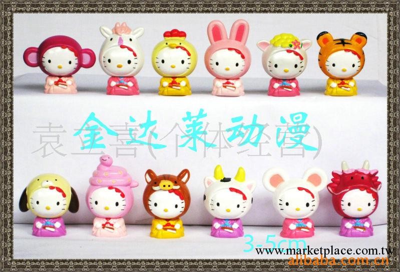 供應批發動漫.手辦公仔.Hello kitty.KT貓.12款生肖KT貓公仔工廠,批發,進口,代購