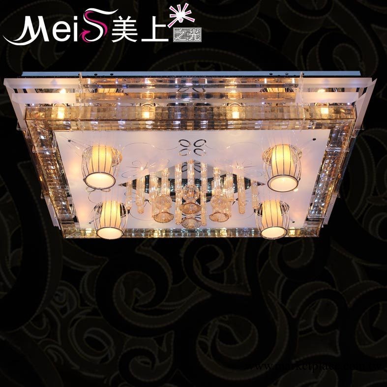 【美上】8371平板低壓水晶燈、客廳吸頂燈 燈具廠傢 客廳水晶燈工廠,批發,進口,代購