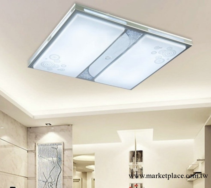 方圓美 簡約中式鋁材平板燈具客廳燈臥室燈餐廳書房燈飾  吸頂燈工廠,批發,進口,代購