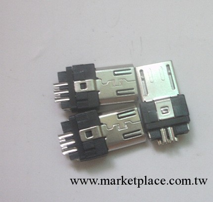 USB連接器/Micro 5PIN超薄公頭/V8帶彈片/HTC/三星專用連接器工廠,批發,進口,代購