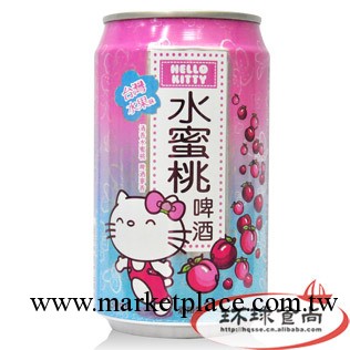 臺灣hello kitty水果啤酒（桃味）330ml*24瓶/箱  進口啤酒 批發批發・進口・工廠・代買・代購