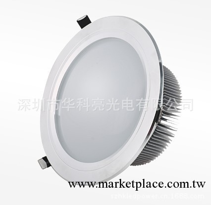 LED筒燈 天花燈 12W 正白高光銀 廠傢直銷工廠,批發,進口,代購