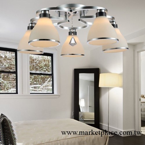 現代簡約時尚LED吸頂燈玻璃客廳燈具臥室燈餐廳書房歐式燈飾BT025工廠,批發,進口,代購