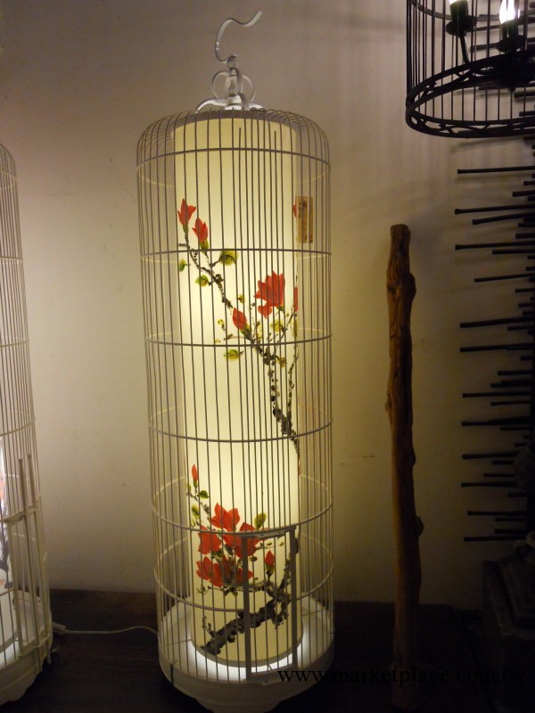 【尚新鐵藝】鐵藝鳥籠燈 餐廳燈具 中國風落地燈工廠,批發,進口,代購