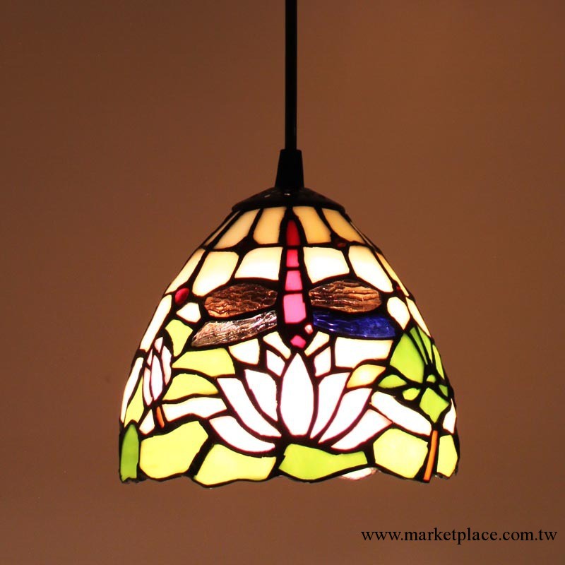 歐式傢裝蒂凡尼燈具陽臺餐廳酒吧溫馨玻璃吊燈櫥窗水槽燈0621C工廠,批發,進口,代購