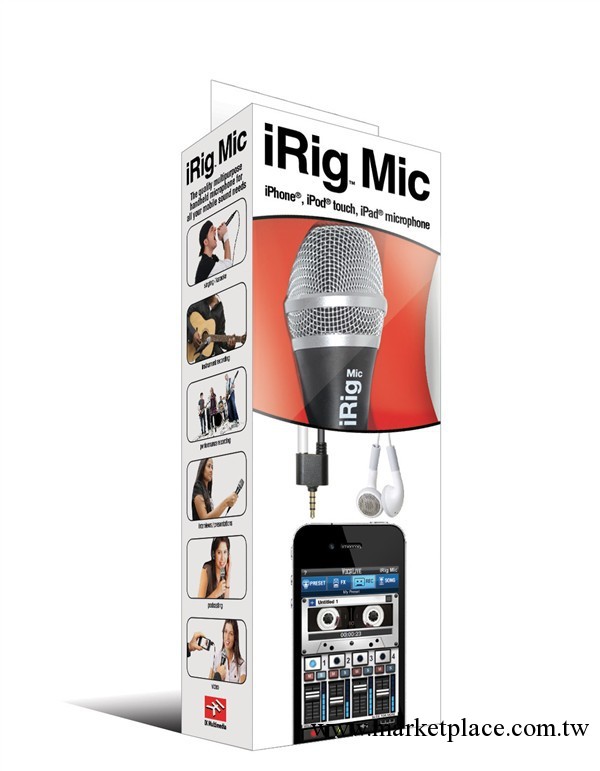 iRig Mic 麥克風 適用於 iOS裝置的手持電容麥克風iPhone麥克工廠,批發,進口,代購