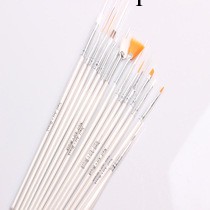 美甲工具用品套裝 ,水晶筆光療筆 指甲雕花筆 彩繪筆排筆15件套工廠,批發,進口,代購