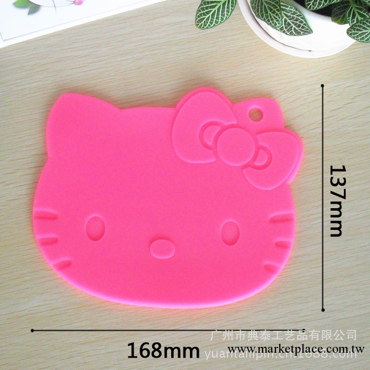 卡通hello kitty貓系列隔熱餐墊 創意隔熱墊 環保矽膠餐墊批發工廠,批發,進口,代購