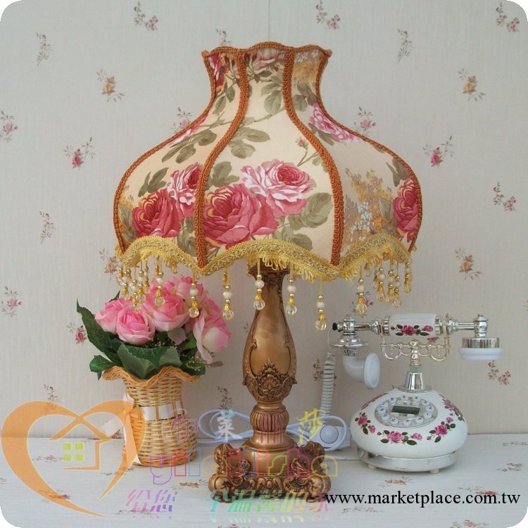 供應12寸歐式佈藝臺燈 米黃工藝臺燈 臥室燈具批發 BT2026工廠,批發,進口,代購