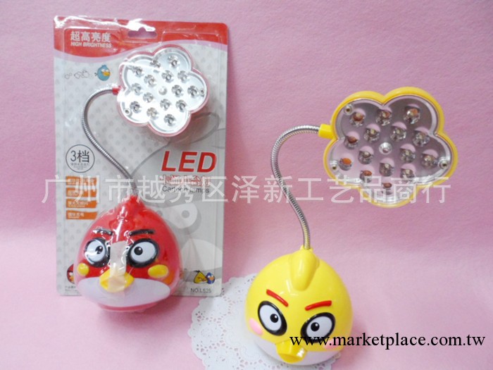 新奇特燈具 卡通小夜燈 憤怒的小鳥充電臺燈 LED充電小夜燈 三檔工廠,批發,進口,代購