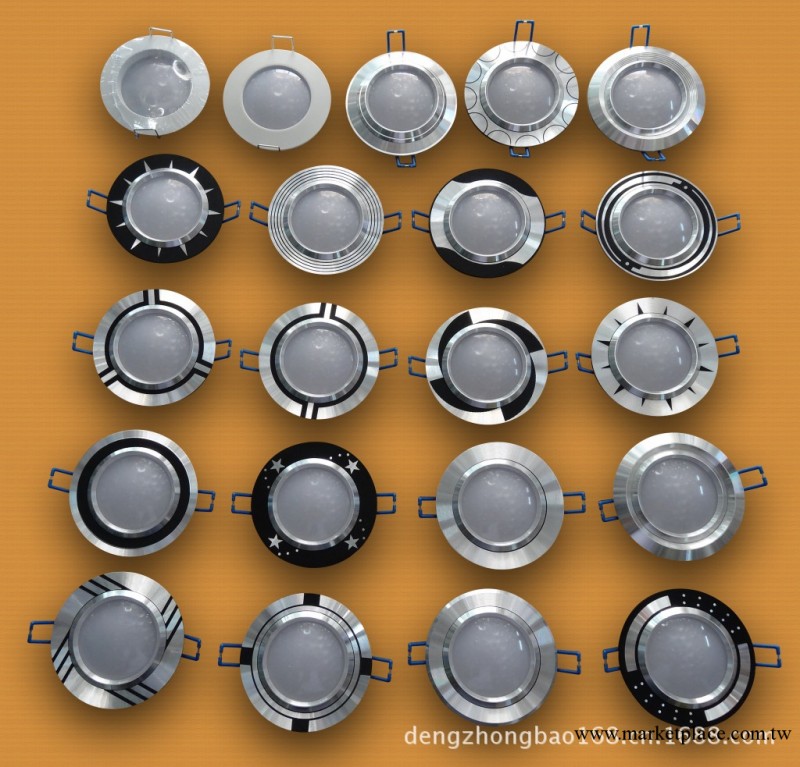 專業生產供應LED天花燈套件/LED筒燈/LED燈具/3-9WLED天花筒燈工廠,批發,進口,代購