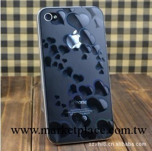 工廠直銷三 3 D 立體 iPhone 4 S 手機貼 膜 屏貼膜+背膜批發・進口・工廠・代買・代購