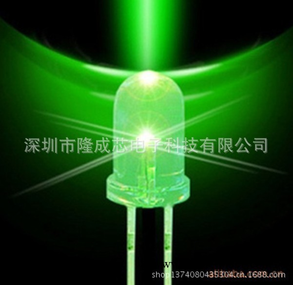 供應  LED發光二極管 F3白發綠工廠,批發,進口,代購