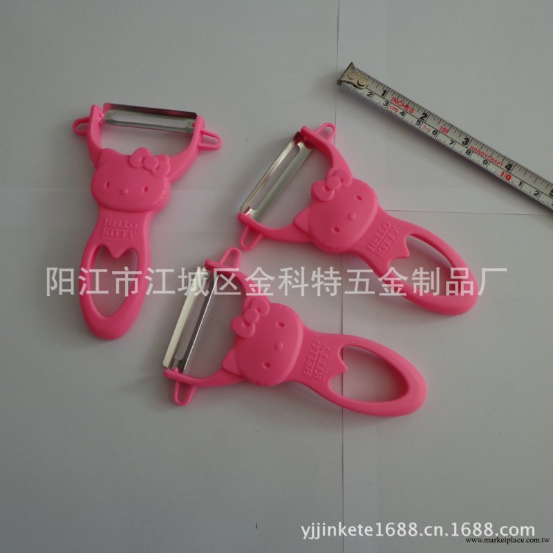 HELLO KITTY 粉果皮刀去皮器 土豆削皮刀 水果削皮器 新款去皮器工廠,批發,進口,代購