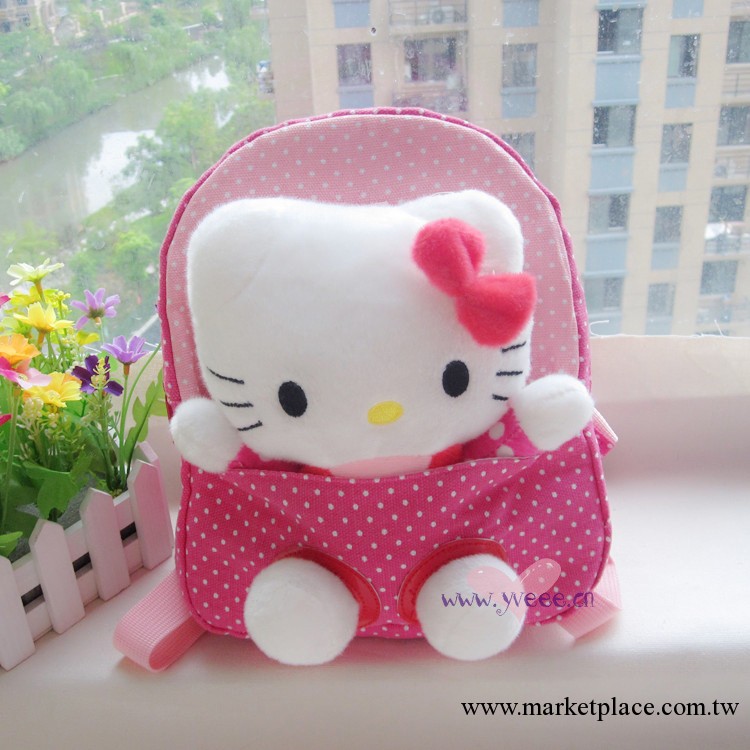 批發供應hello kitty KT兒童雙肩包 女童小書包玩具包兒童書包工廠,批發,進口,代購