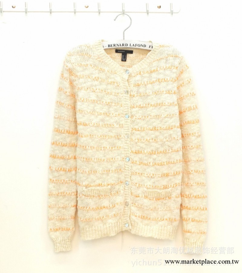 2013春裝新款 芒果mango原單開衫 女式針織衫毛衣 簡約毛衣開衫工廠,批發,進口,代購