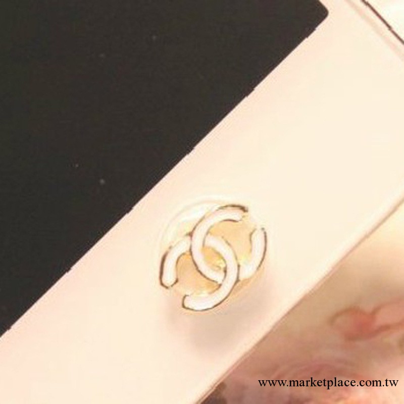 蘋果iPhone5按鍵貼iphone 4 4s 畫油雙C手機按鍵貼 home貼工廠,批發,進口,代購