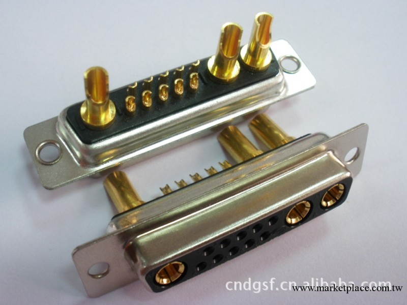供應D-SUB線對線連接器，D-SUB接口 DB13w3母頭焊線式連接器工廠,批發,進口,代購