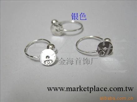 100元飾品混批銀色u形耳夾帶托DIY飾品配件工廠,批發,進口,代購