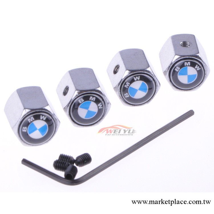 供應 寶馬BMW防盜輪胎氣門嘴帽 氣門嘴芯 汽車輪轂氣門嘴蓋批發・進口・工廠・代買・代購