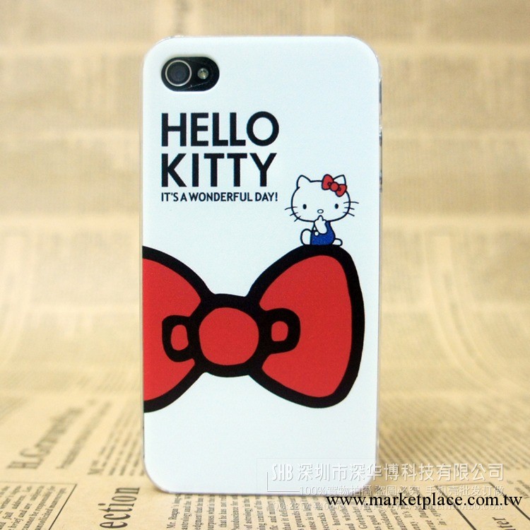 卡通可愛iphone4s手機殼彩繪外殼iphone5保護套hello Kitty手機套工廠,批發,進口,代購