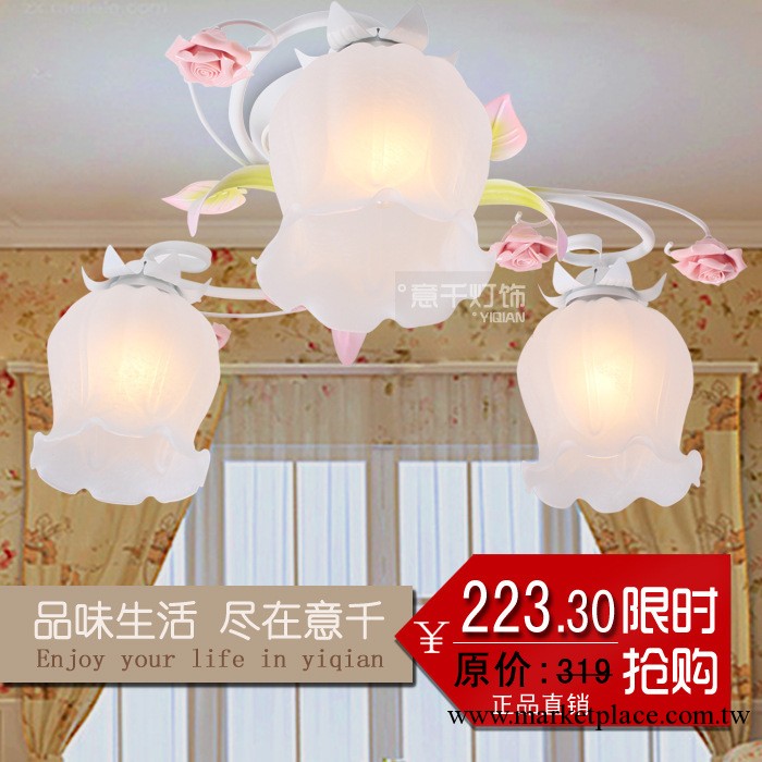 【意千】臥室燈廠傢批發古鎮臥室吸頂燈飾燈具田園臥室燈工廠,批發,進口,代購