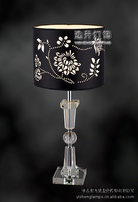 [新品上市]批發供應現代水晶臺燈/賓館、傢居臥室床頭燈飾燈具工廠,批發,進口,代購
