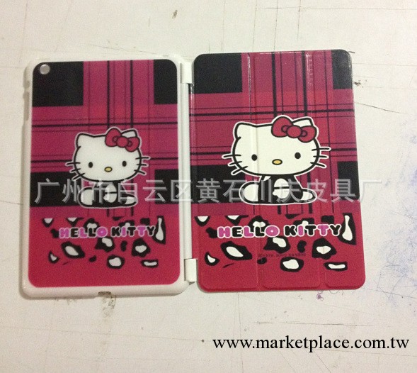 hello kitty 貓卡通ipad mini 3折伴侶smart cover休眠保護皮套工廠,批發,進口,代購
