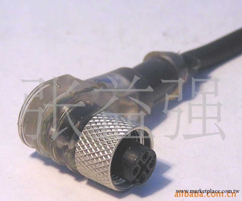 廠傢直銷M12帶LED防水插頭線 連接器 連接線工廠,批發,進口,代購