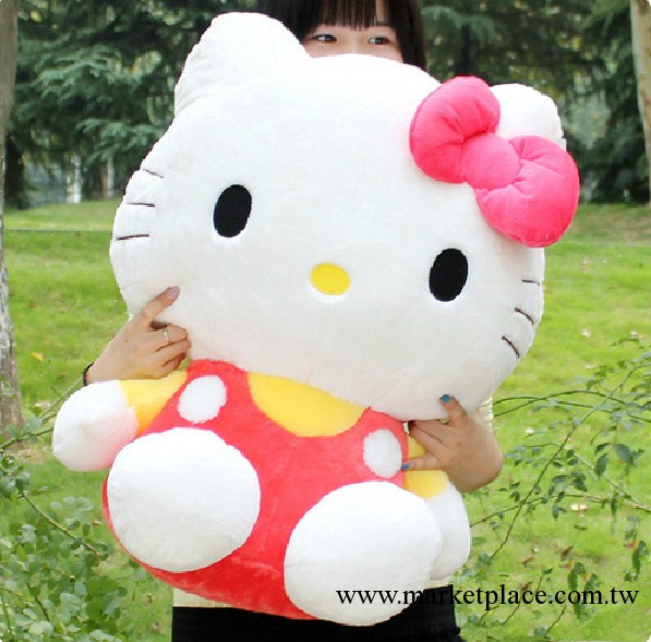 KT貓抱枕公仔 Hello Kitty貓凱蒂貓毛絨佈娃娃中號36cm工廠,批發,進口,代購