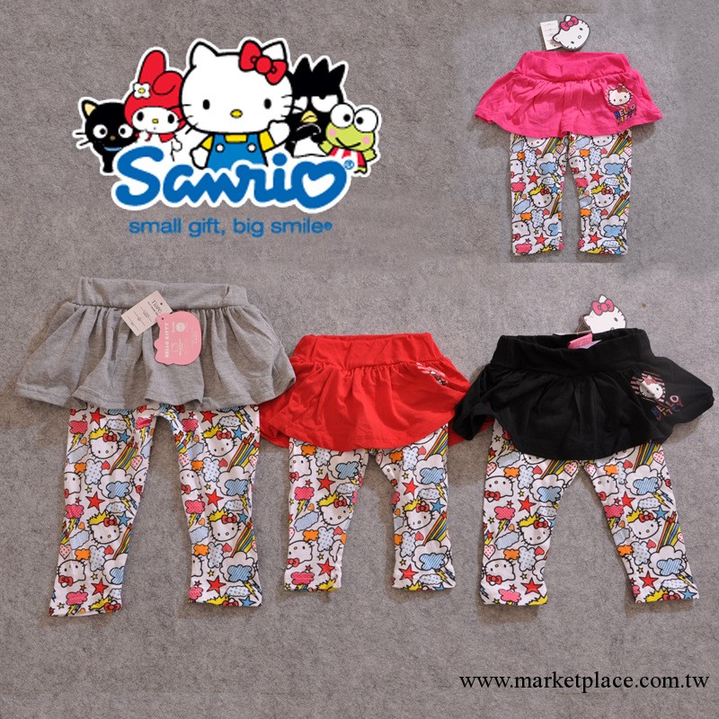 專營hello kitty原單外貿童裝打底褲連身裙春秋庫存批發長年有貨工廠,批發,進口,代購