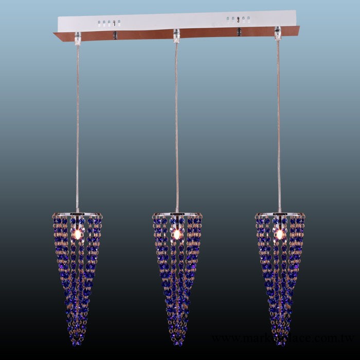 熱銷款三頭簡約餐廳燈吊燈三頭水晶吊燈水晶吧臺燈過道燈具批發・進口・工廠・代買・代購