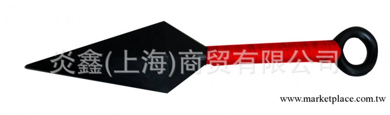 動漫周邊 0.35米《火影忍者》苦無飛鏢 紅色綁繩 舞臺道具 木制工廠,批發,進口,代購