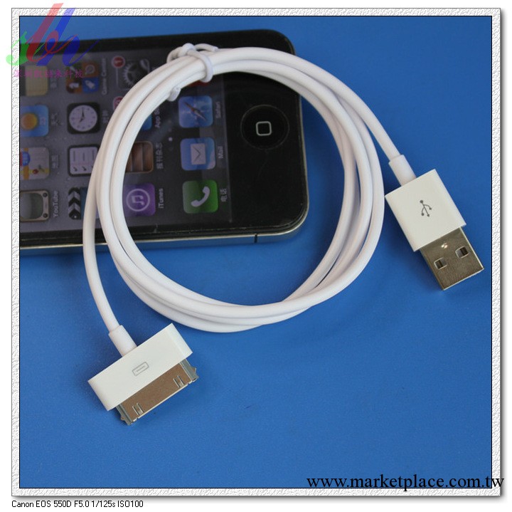 蘋果iPhone 3GS 4GS data cable factory direct工廠,批發,進口,代購