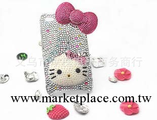 蝴蝶結小貓頭hello kitty kt頭樹脂塑料貼鉆配件材料樹脂飾品配件工廠,批發,進口,代購