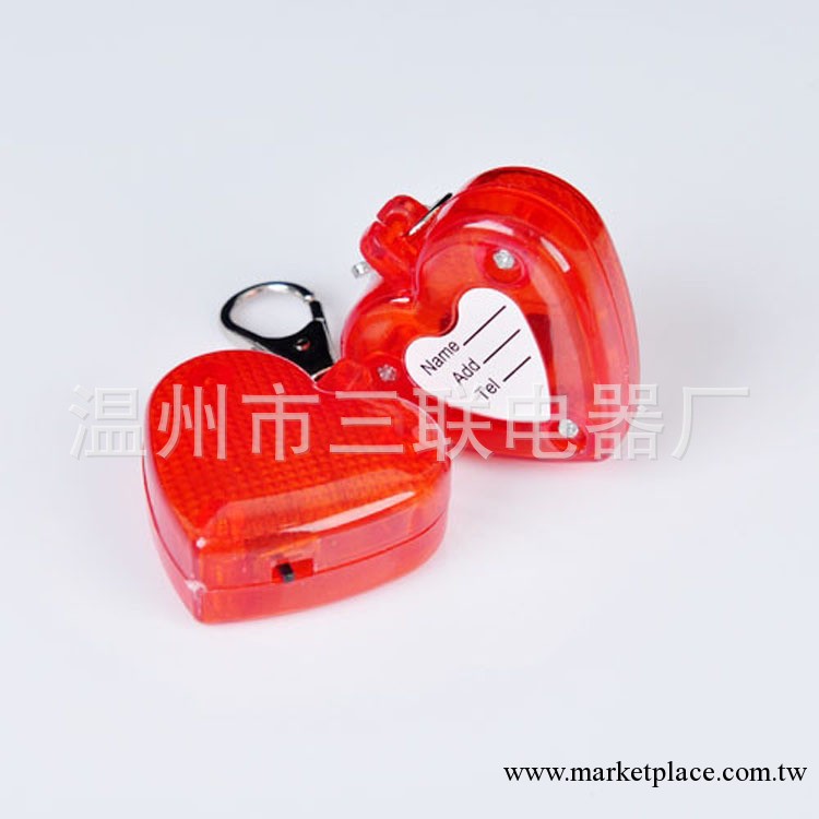 【溫州三聯】供應安全寵物心形掛飾用品 閃光狗狗寵物燈 多色工廠,批發,進口,代購