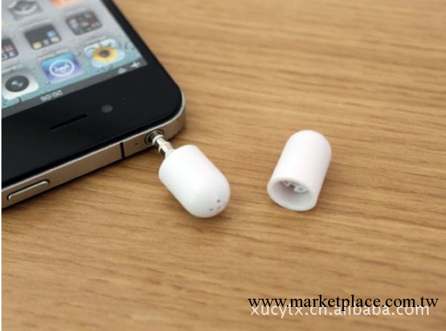 蘋果iPhone4 4G 3GS IPOD Touch 4代 迷你錄音器 外接麥克風工廠,批發,進口,代購