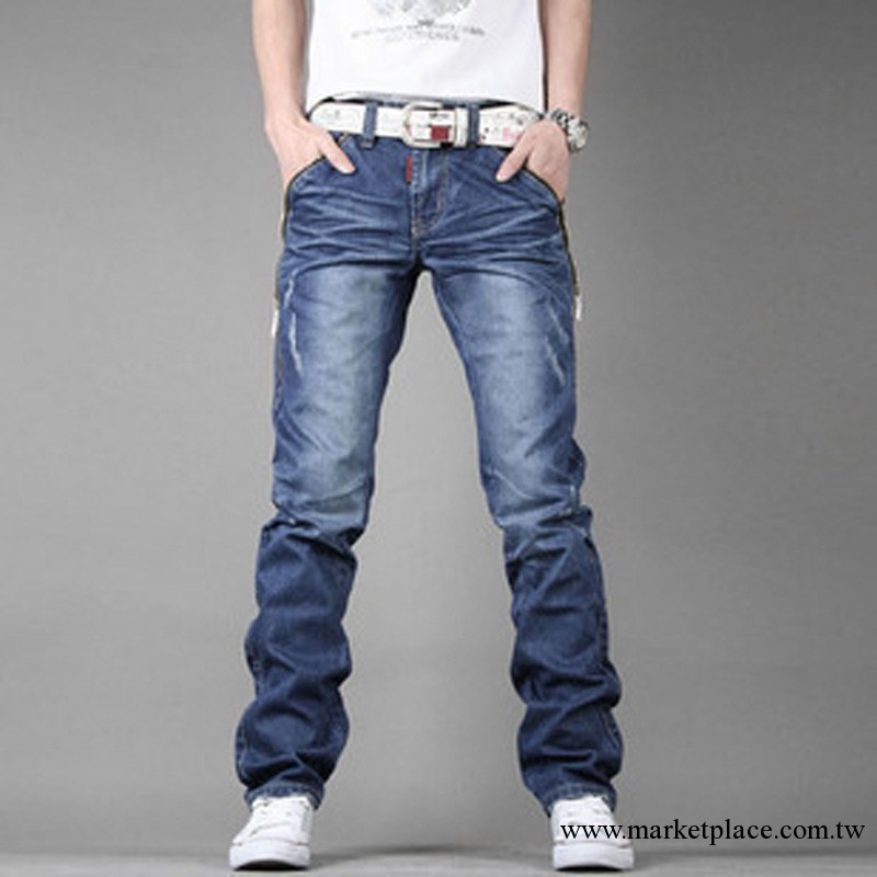 【夥拼】JEANS全棉男士牛仔褲 韓版中腰工廠,批發,進口,代購