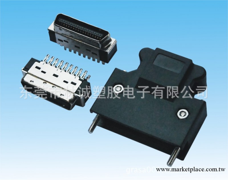 3M 10326-52A0-008同等品 SCSI(HPCN) 26P 公焊線塑殼裝配連接器工廠,批發,進口,代購