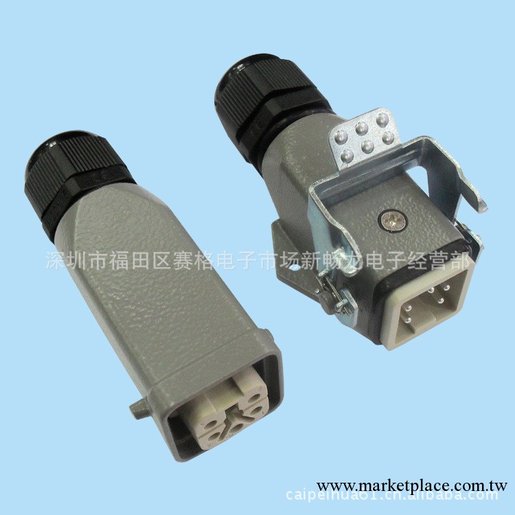 供應西霸士HDXBSCN重載連接器系列HDC-HA-003M/F或004M/F對接式工廠,批發,進口,代購