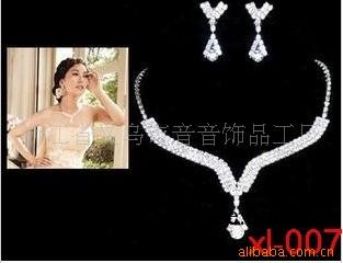 【廠傢直銷】新娘飾品套鏈 婚紗項鏈飾品批發 結婚飾品工廠,批發,進口,代購