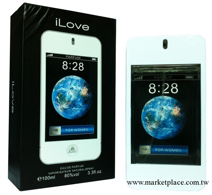 sellion iLove蘋果香水 蘋果手機香水iphone香水白色iphone 3404批發・進口・工廠・代買・代購
