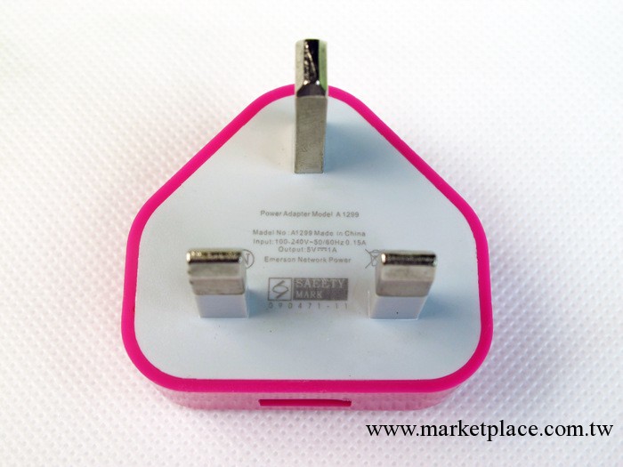 蘋果英規充電器iPod/iPhone/3GS 4 英規UK 彩色英式充工廠,批發,進口,代購