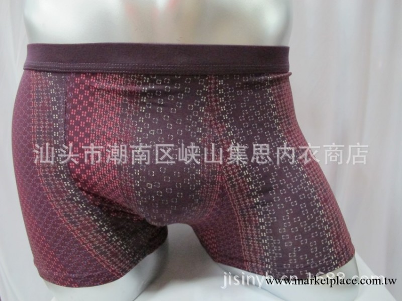 廠傢直銷 知音將士系列金派鳥滿幅創意堆砌小格男士平角內褲305#工廠,批發,進口,代購