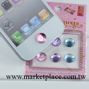 iphone4 4s 3GS IPAD 水鉆按鍵貼 按鍵保護貼 鉆石貼 捷克工廠,批發,進口,代購