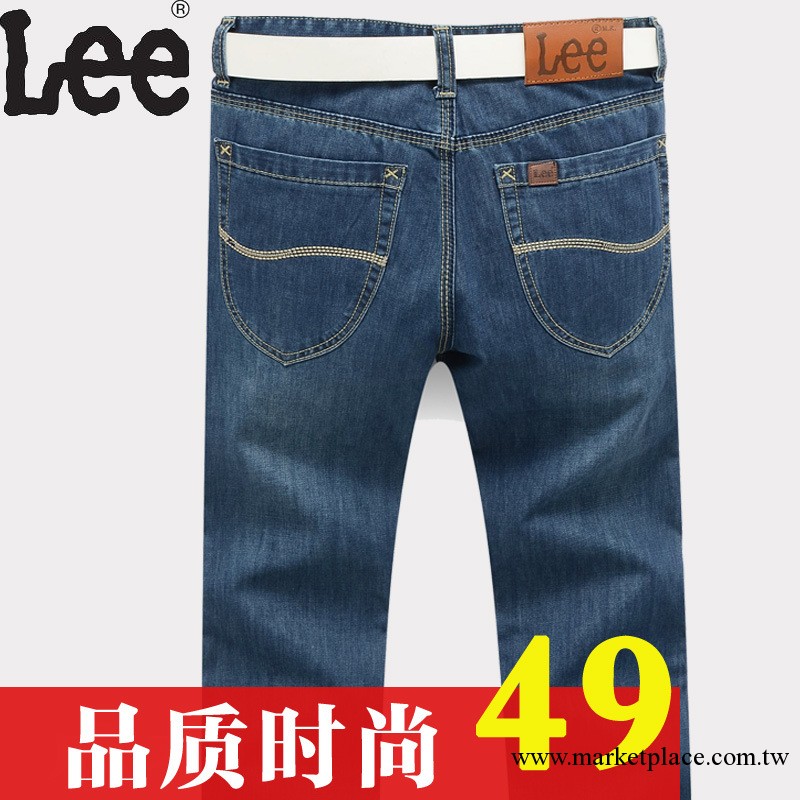 韓版LEE牛仔褲 直筒牛仔褲 男士經典藍色牛仔褲批發代理6613G工廠,批發,進口,代購
