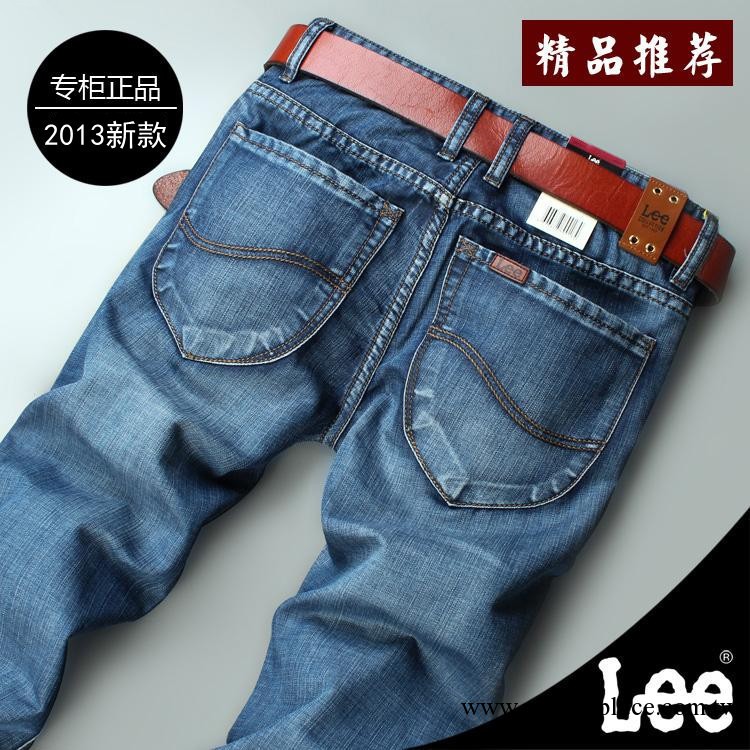 2013新款Lee男士牛仔褲時尚經典水洗 男式修身長褲子 廠傢直供工廠,批發,進口,代購