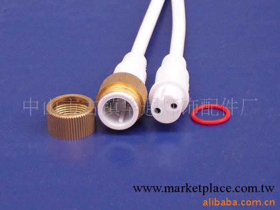 供應銅頭LED防水連接器 ip68防水連接器工廠,批發,進口,代購
