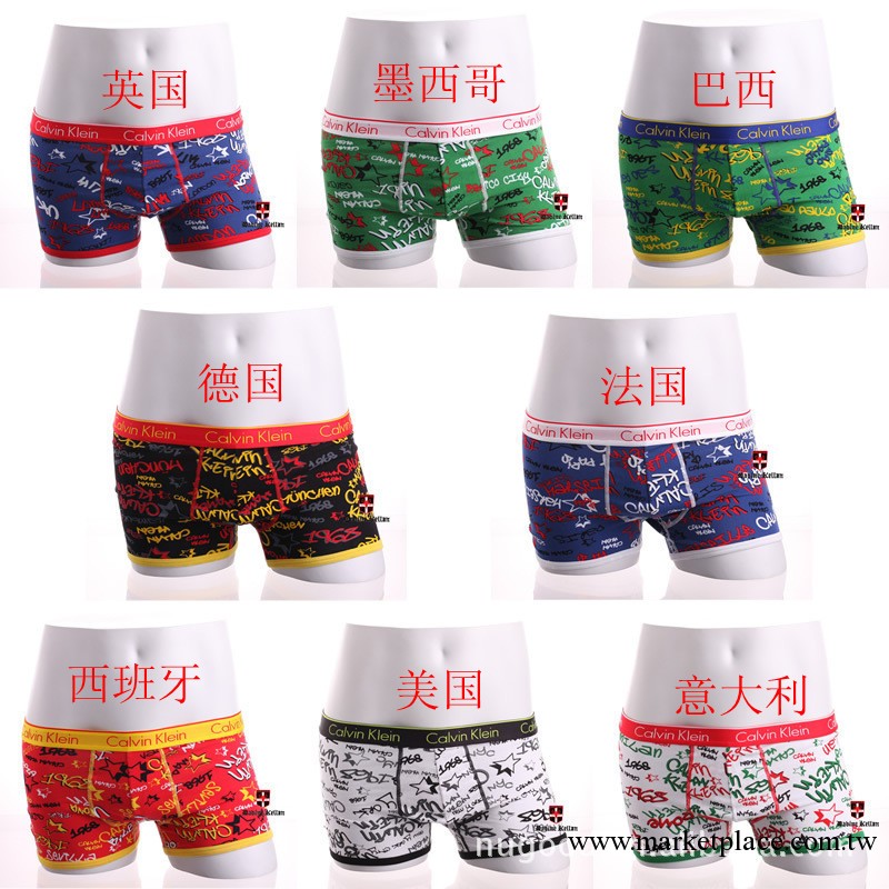 ck內褲；網絡爆款；男純棉;印花八國原版;專共外單，直銷批發工廠,批發,進口,代購